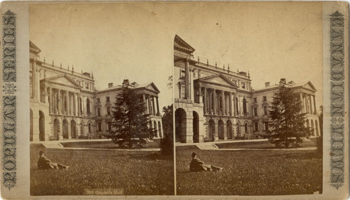 Stereoscopic Photograph of Osgoode Hall Lawn, c. 1880